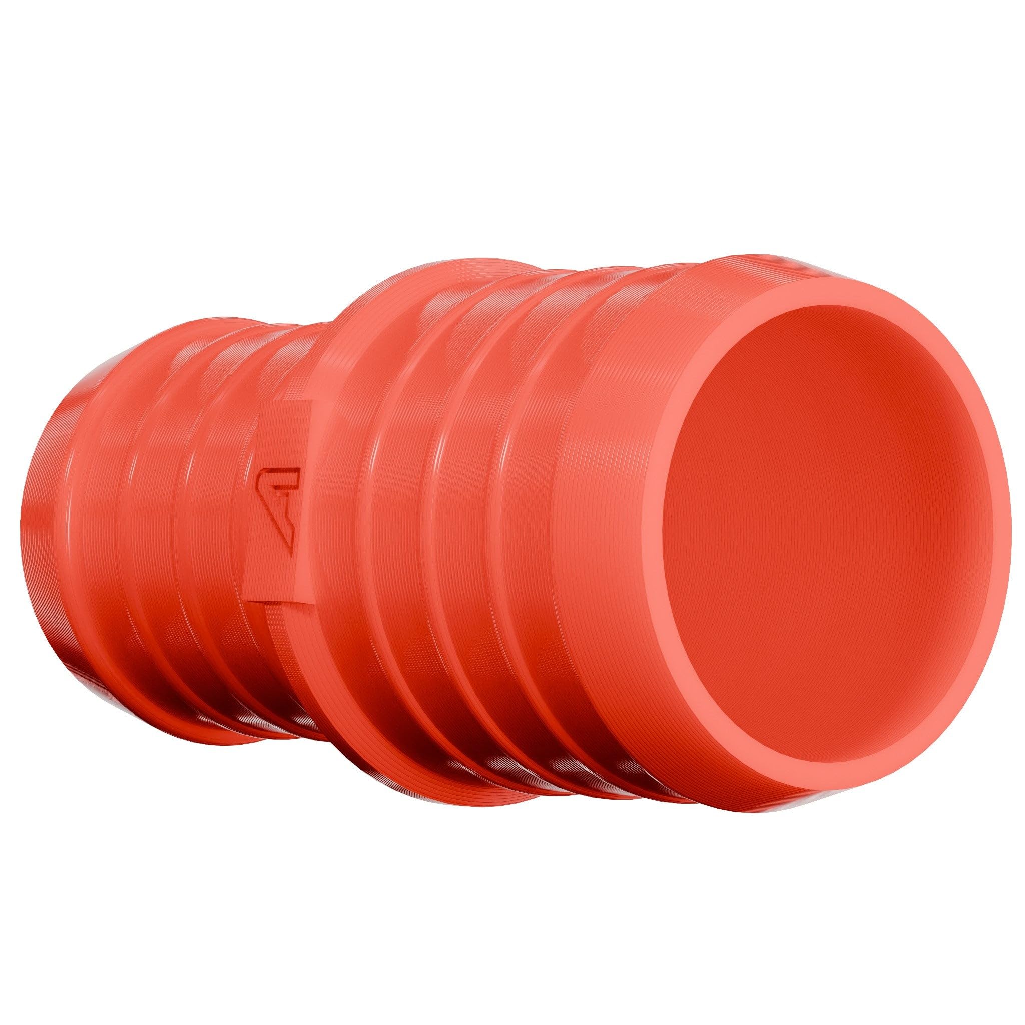 28mm > 25mm (1 1/8" > 1") Red Pipe Corrugated Reducing Joiner PVC Barbed Straight Tube Adapter Hose Reducer Fitting Coupling Adapter
