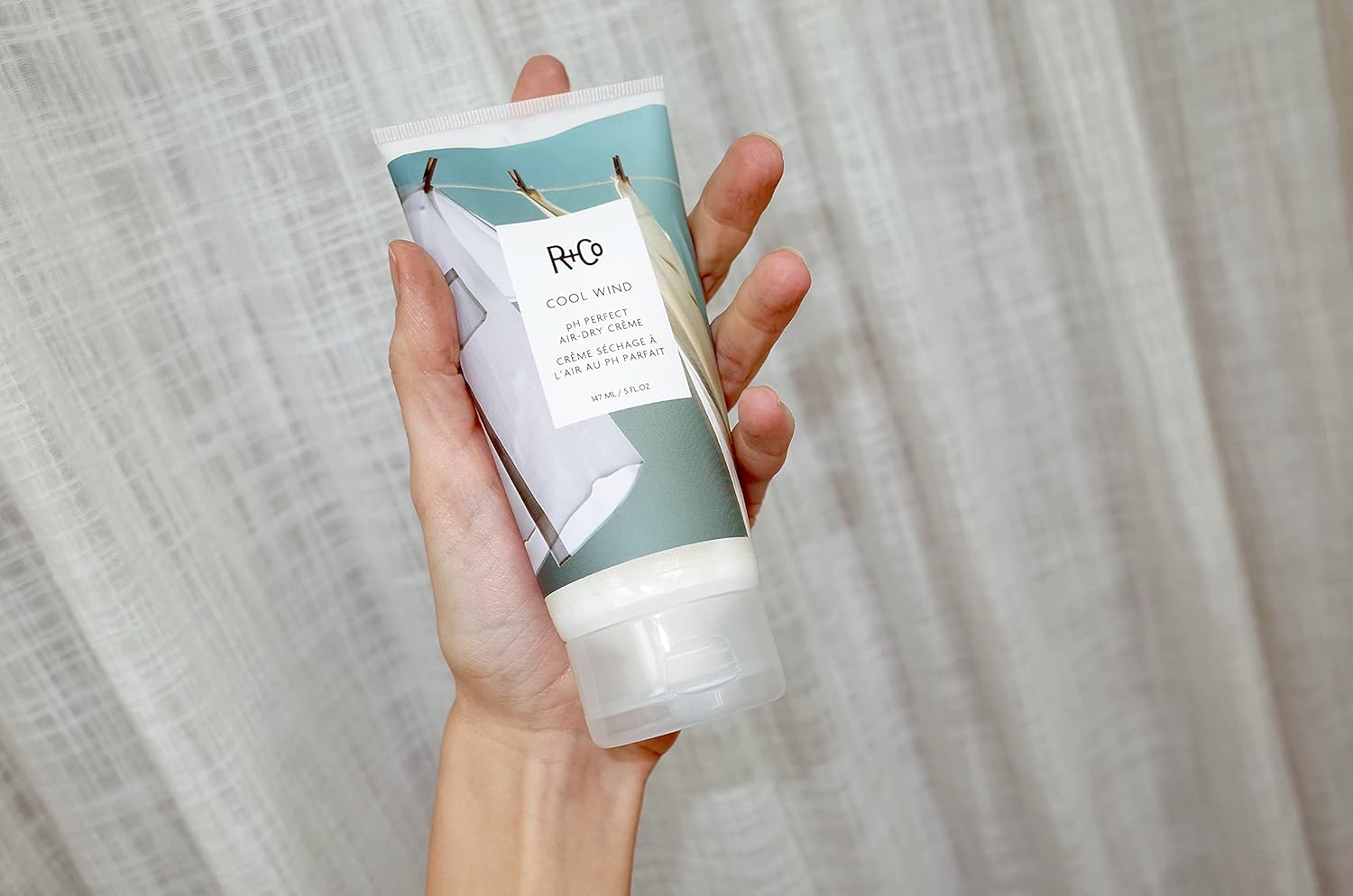 R+Co Cool Wind pH Perfect Air Dry Hair Cream | Hydrates + Tames + Softens | Vegan + Cruelty-Free | - Image 5