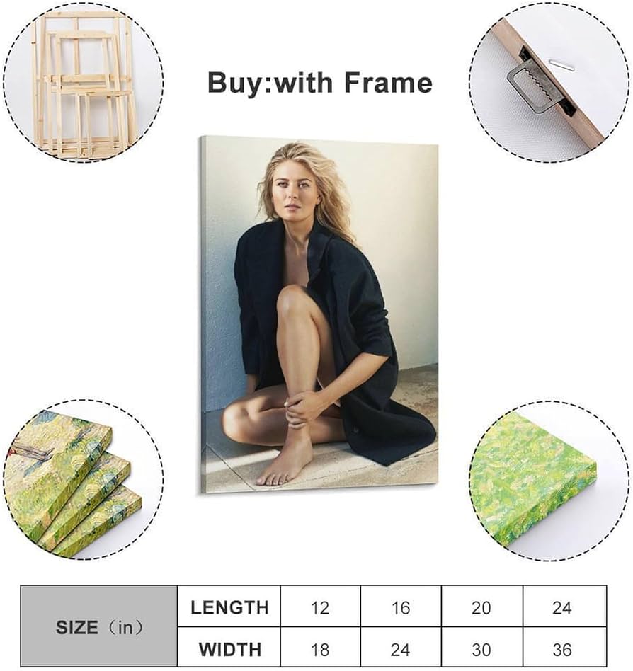 シャラポワ 脚 高画質 Amazon.co.jp: テニス選手マリア・シャラポワ キャンバスアートポスタープリントピクチャーリビングルーム壁画部屋の寝室の装飾絵画フレームスタイル24x36インチ(60x90cm) : ホーム&キッチン