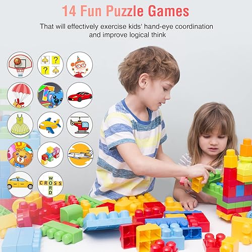 Miniatura 4 de CMKJ Reloj inteligente para niños con 14 juegos reloj de juguetes para niños con cámara y reproductor de MP4 pantalla táctil regalo para niñas y