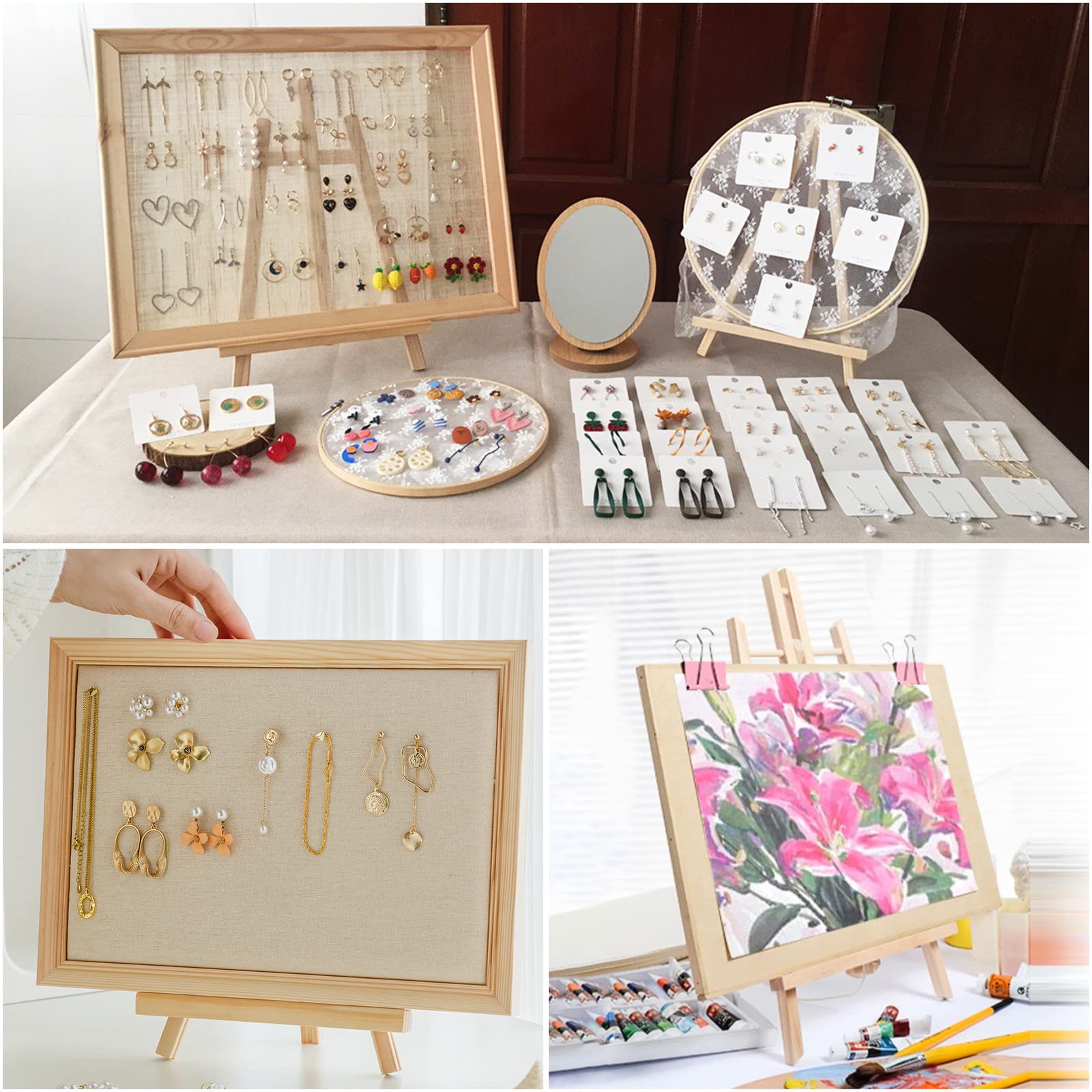 Cavalletto Da Tavolo Workstation A3 - In Legno Di Faggio, Regolabile, Per Dipingere, Disegnare, Ideale Per Artisti E Bambini