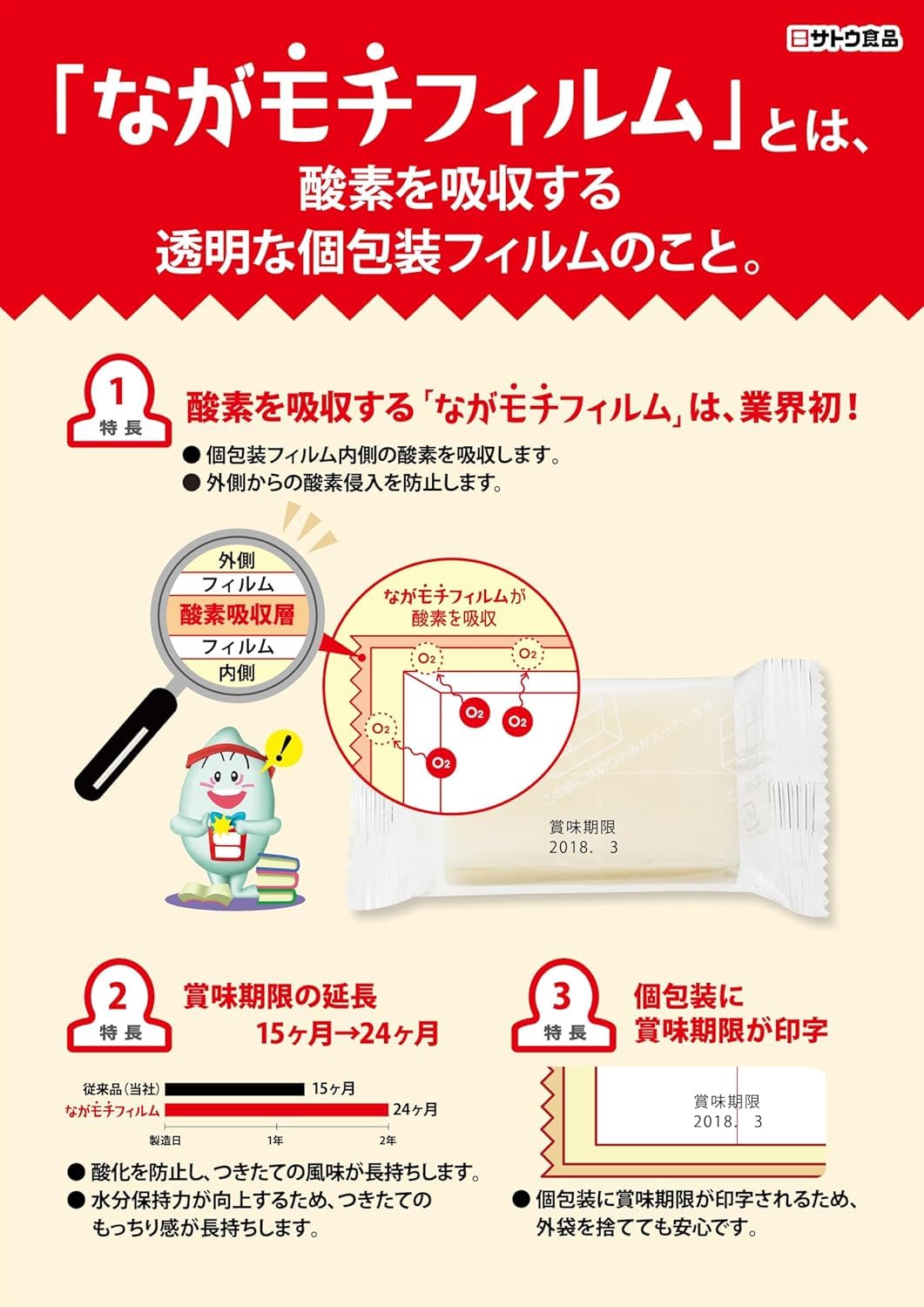 Amazon.co.jp: サトウのまる餅 つきたてシングルパック 1kg(約30個入
