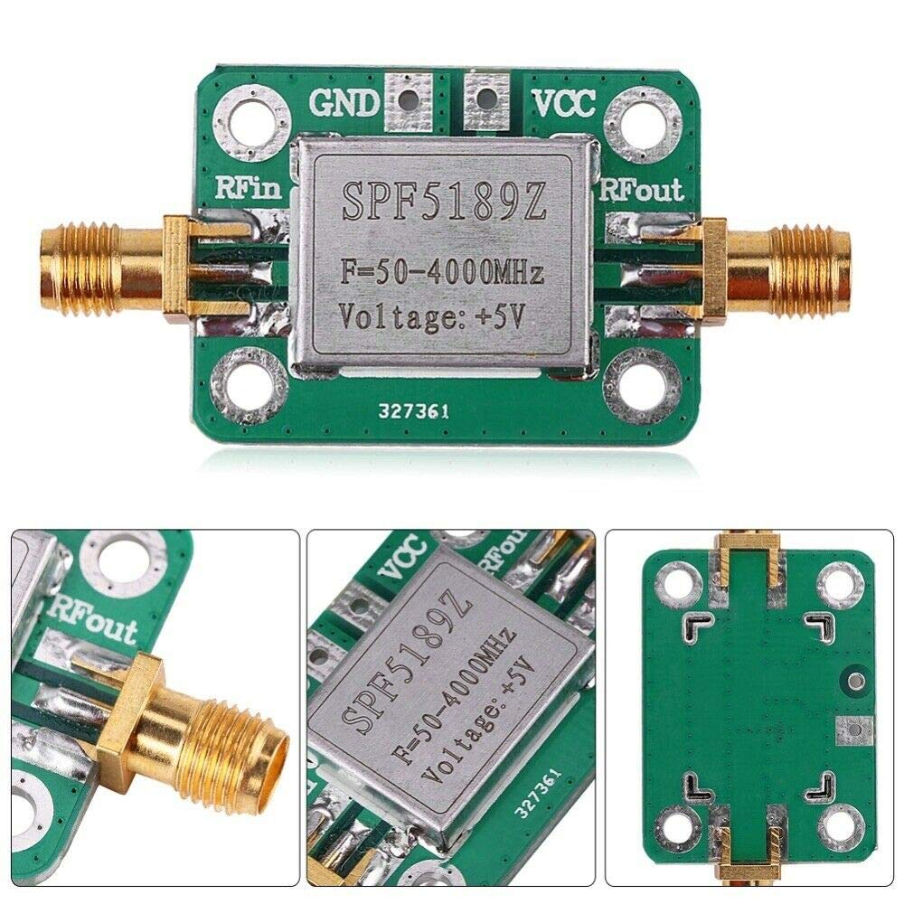 2pcs LNA 50-4000MHz SPF5189 RF Low Noise Amplifier Signal Receiver NF 0.6dB