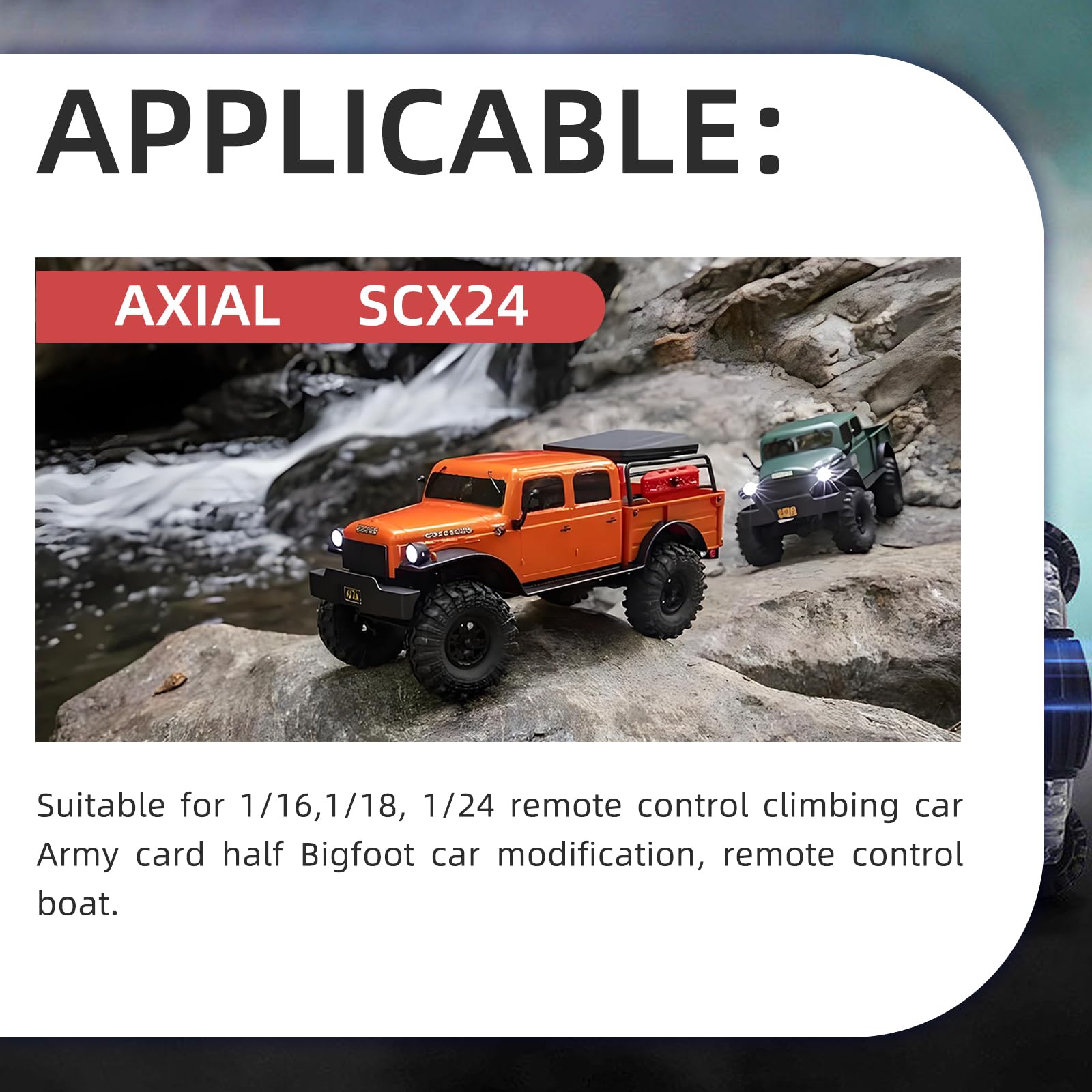 2PCS 30A Brushed Electric Speed Controller, Dual Way RC Brushed Motor Speed Controller with Brake, RC Brushed ESC for DIY Mini RC Car/Boat/SCX24 1/24