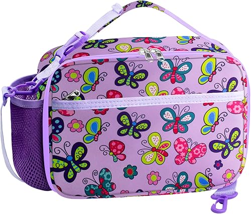 Miniatura 9 de RLGPBON Lonchera para Niños, Lonchera con Aislamiento Térmico para Niños y Niñas, Bonita Bolsa de Almuerzo y Lonchera Reutilizable para Niños Bolsa