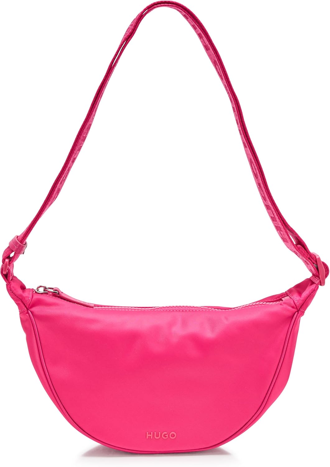 HUGO Women's Repeat Logo Strap Crossbody Bag