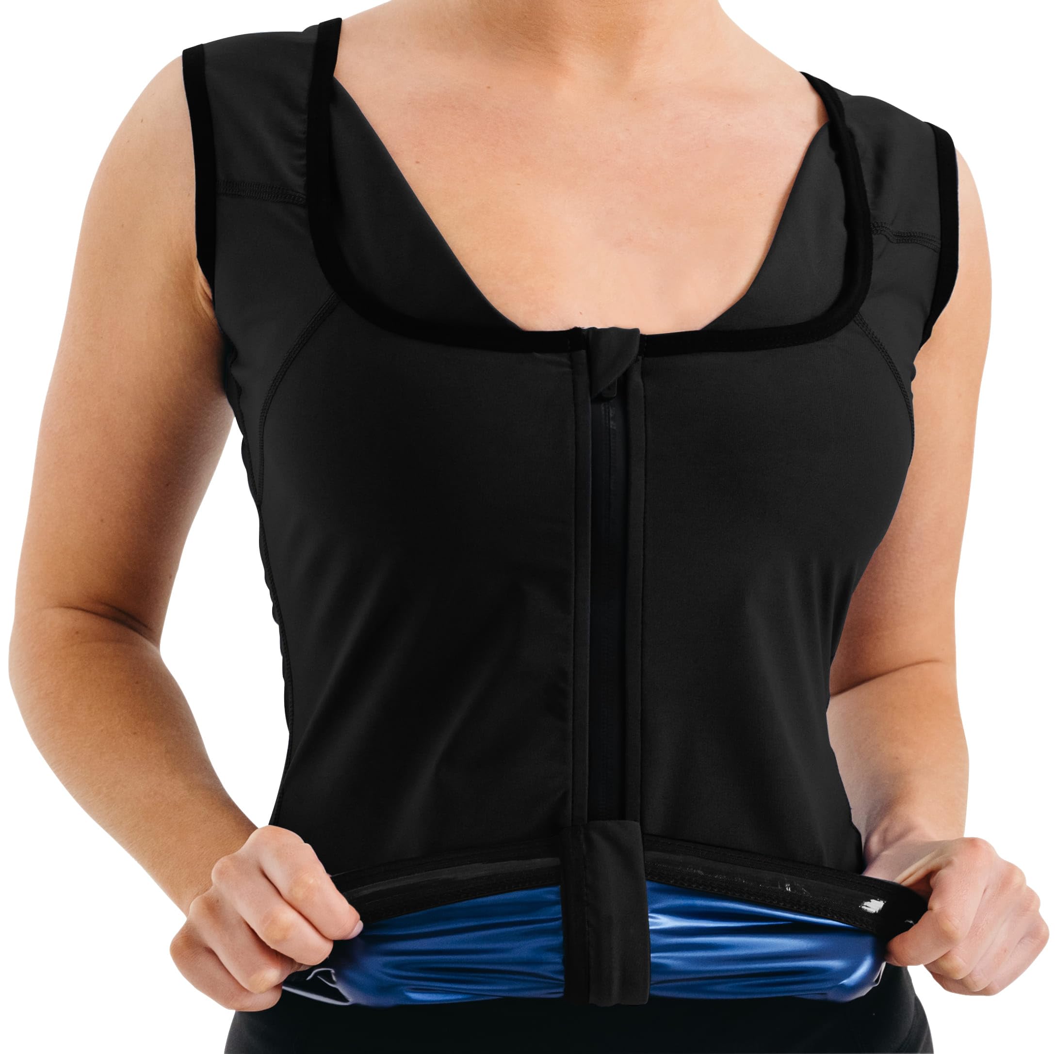 RDX Women’s Sauna Vest Heat Trapping Sweat Waist Trainer - REACH OEKO TEX 100 Certified Body Shaper