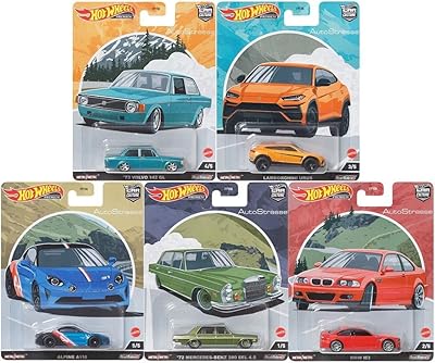 Hot Wheels Car Culture 2022 AutoStrasse Complete Set of 5 Diecast Vehicles from FPY86-957Q Release