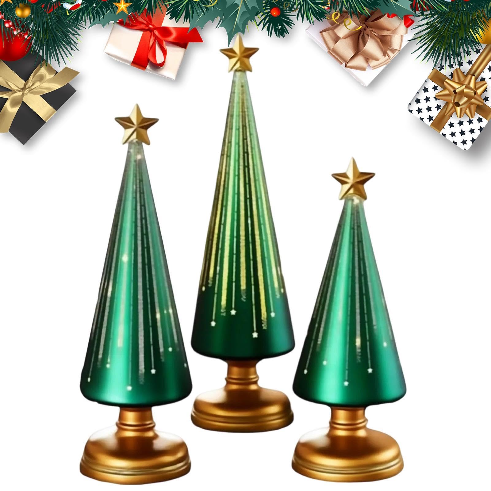 Arbre de Noël de table pour décoration de chambre et maison chaleureuse