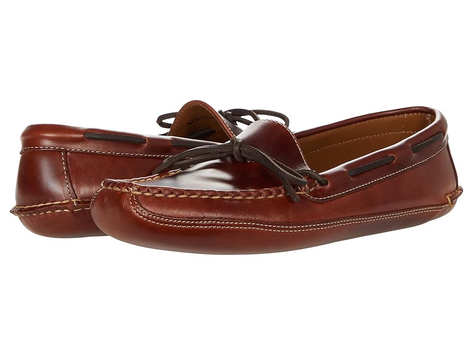 L.L.Bean Leather Double-Sole Slipper Leather Lined Men's Shoes Brown : 8 D - Medium
