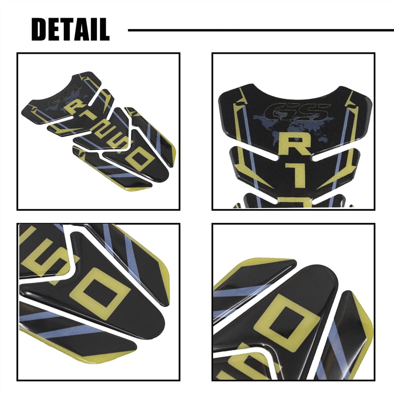 pour GS1250 Moto Carburant TankPad Protecteur Stickers Réservoir Pad Autocollants pour BMW R1250GS ADV R 1250 GS R1250 Adventure Décorer (Color : White pour GS1250 Moto Carburant TankPad Protecteur Stickers Réservoir Pad Autocollants pour BMW R1250GS ADV R 1250 GS R1250 Adventure Décorer (Color : White