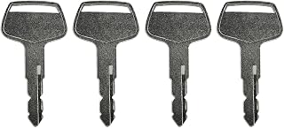 4PCS CH12206 Ignition Keys Compatible with JD Tractors 430 670 750 770 790 850 870 950 970 990 1050 1070 1250 1450 1650 3005 4005