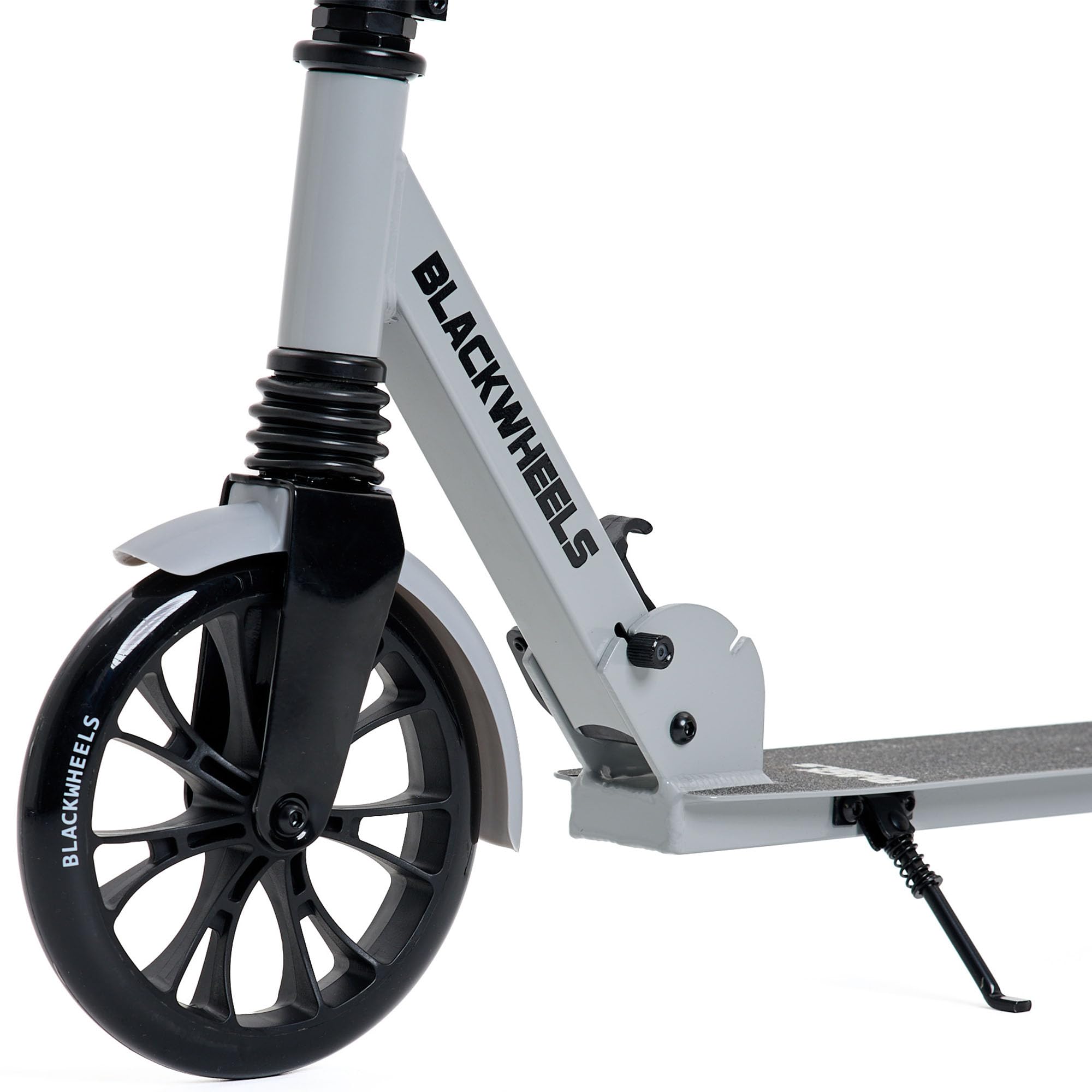 BLACKWHEELS Zoom Trottinette Urbaine – Grandes Roues 200mm, Pliable, Amortie, Guidon Réglable en Hauteur, Cadre Léger en Aluminium, Conduite Confortable sur Toutes Les Surfaces