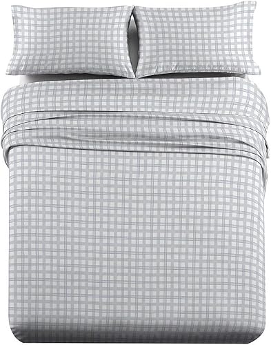 Royal Tradition Juego de sábanas de franela pesada, 100% algodón, tamaño individual extra largo, XL, 3 piezas, estampado de vid floral, 170 GSM