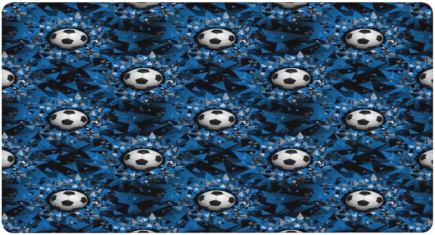 Football Sport Soccer Ball Mouse Pad with Non Slip Rubber Base