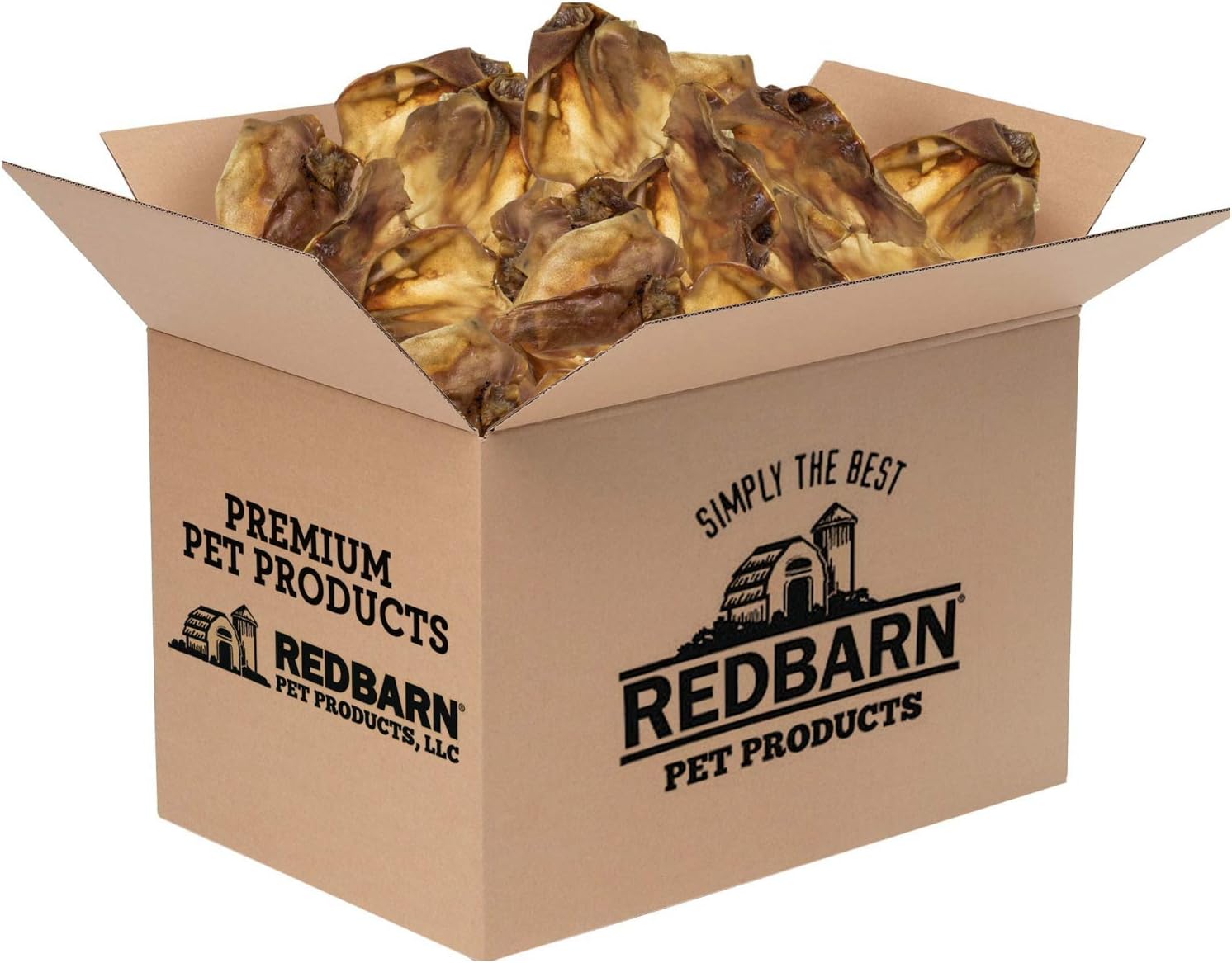 Redbarn Pet Products Pig Ear Dog Chew, 100 Count