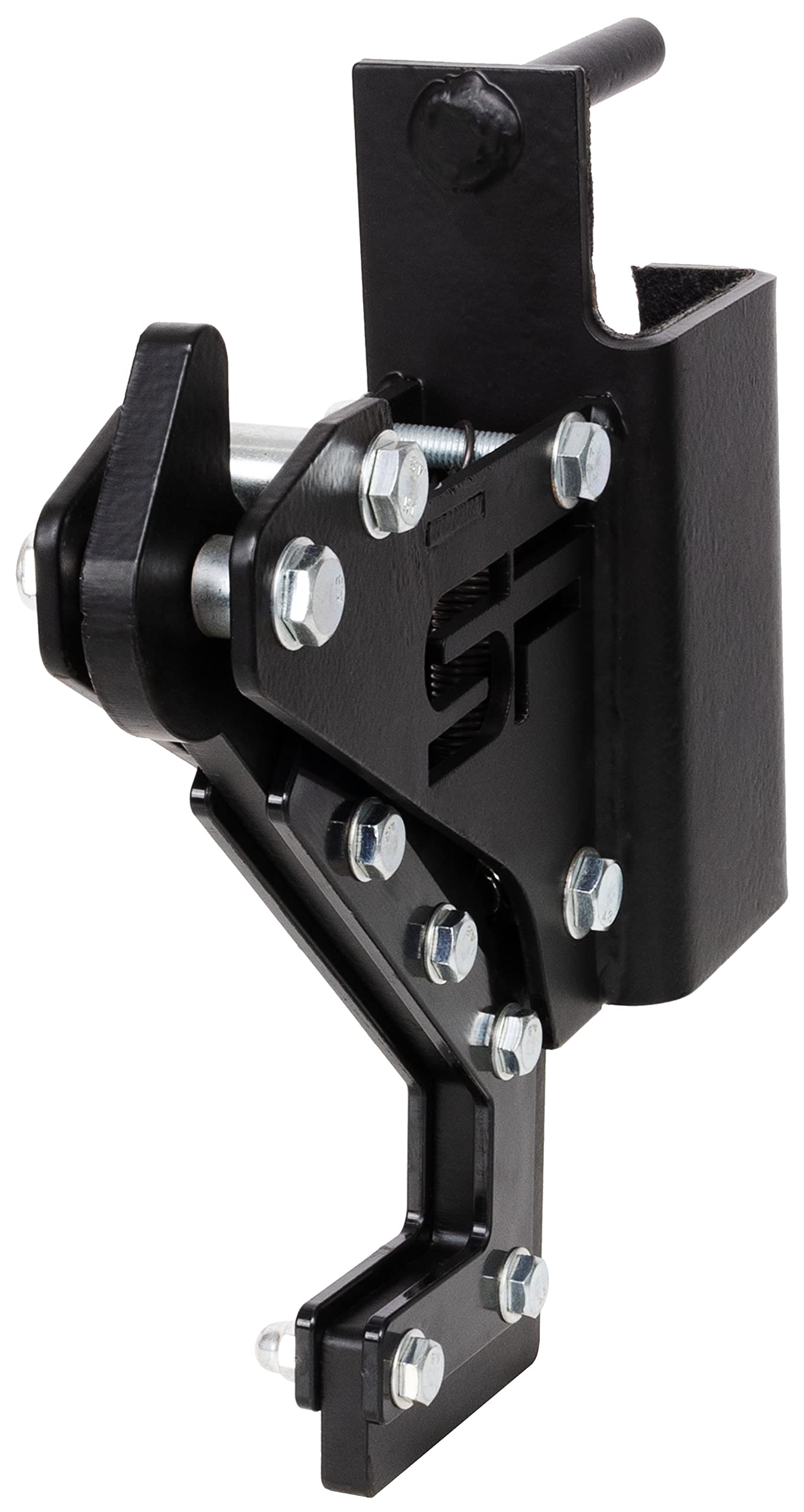 Signature Fitness 3 x 3 Wandgemonteerde Inklapbare Power Cage Squat Rack met Verstelbare Pull Up Bar en J-haken - Ruimtebesparende Home Gym, Rood