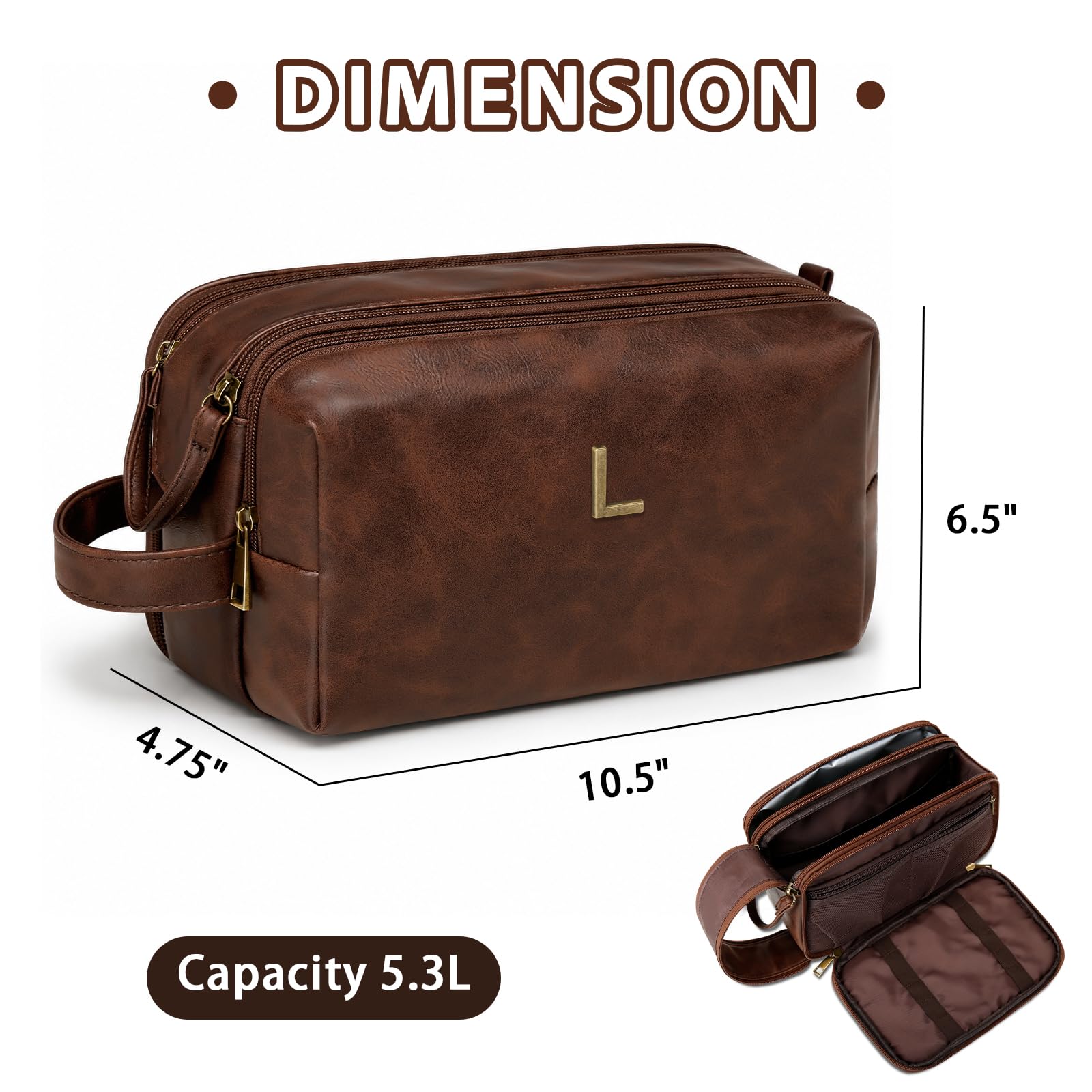 Neceser personalizado para hombre, regalo personalizado con