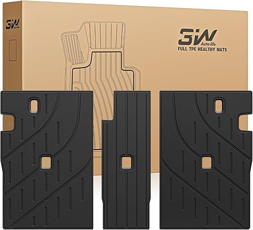 Miniatura 31 de 3W BMW Serie 5 G30 Alfombrilla de Maletero Apta para 2017-2023 Todo Clima TPE Alfombrillas de Maletero Ajuste Personalizado para BMW Serie 5 520i