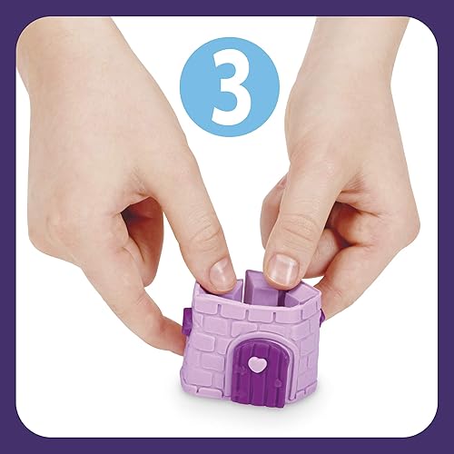 Miniatura 6 de Play-Doh Builder Fairy House Kit de construcción de juguetes para niños de 5 años en adelante con 3 colores no tóxicos, juego de manualidades fácil