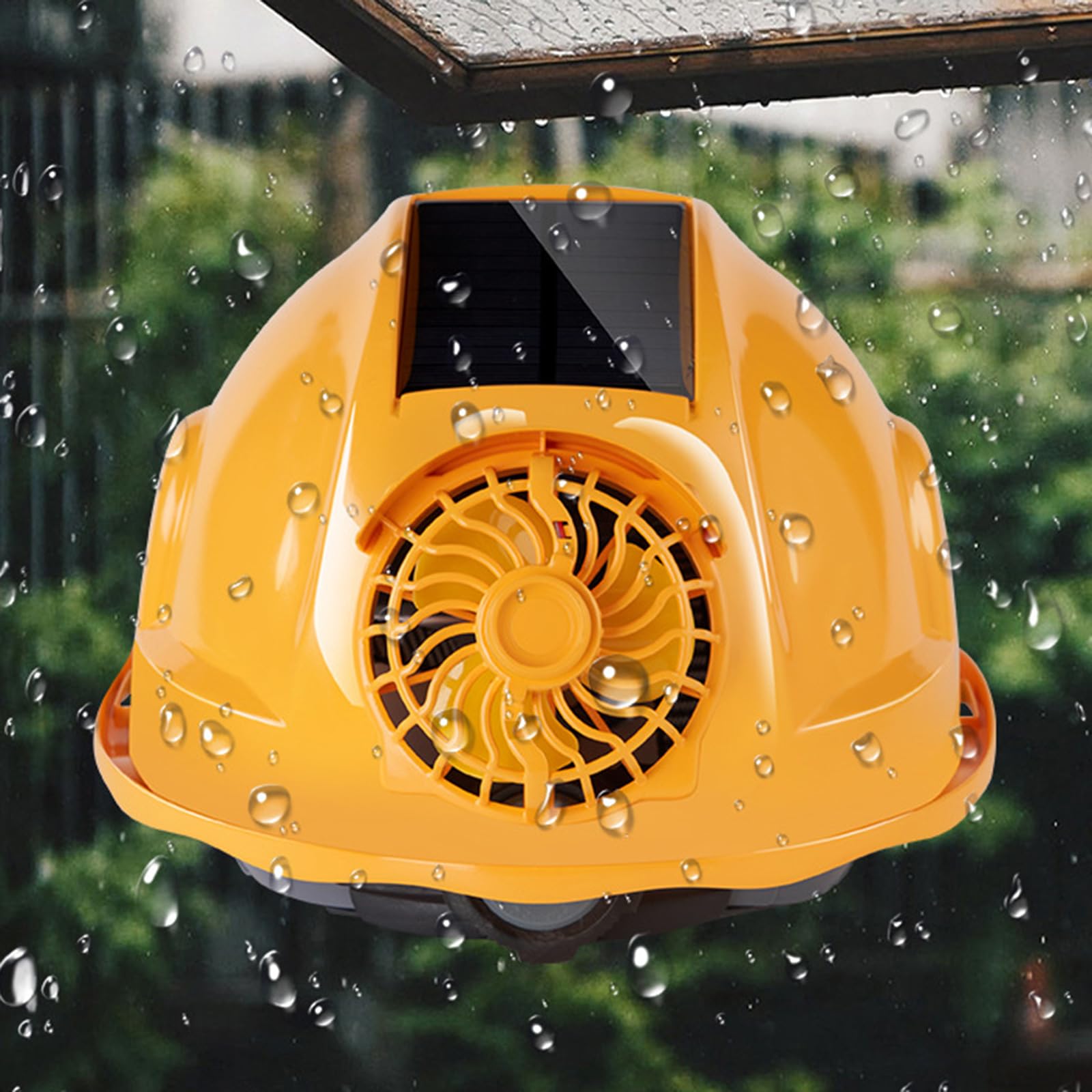 Belüfteter Schutzhelm mit Solaraufladung, Yellow standard edit