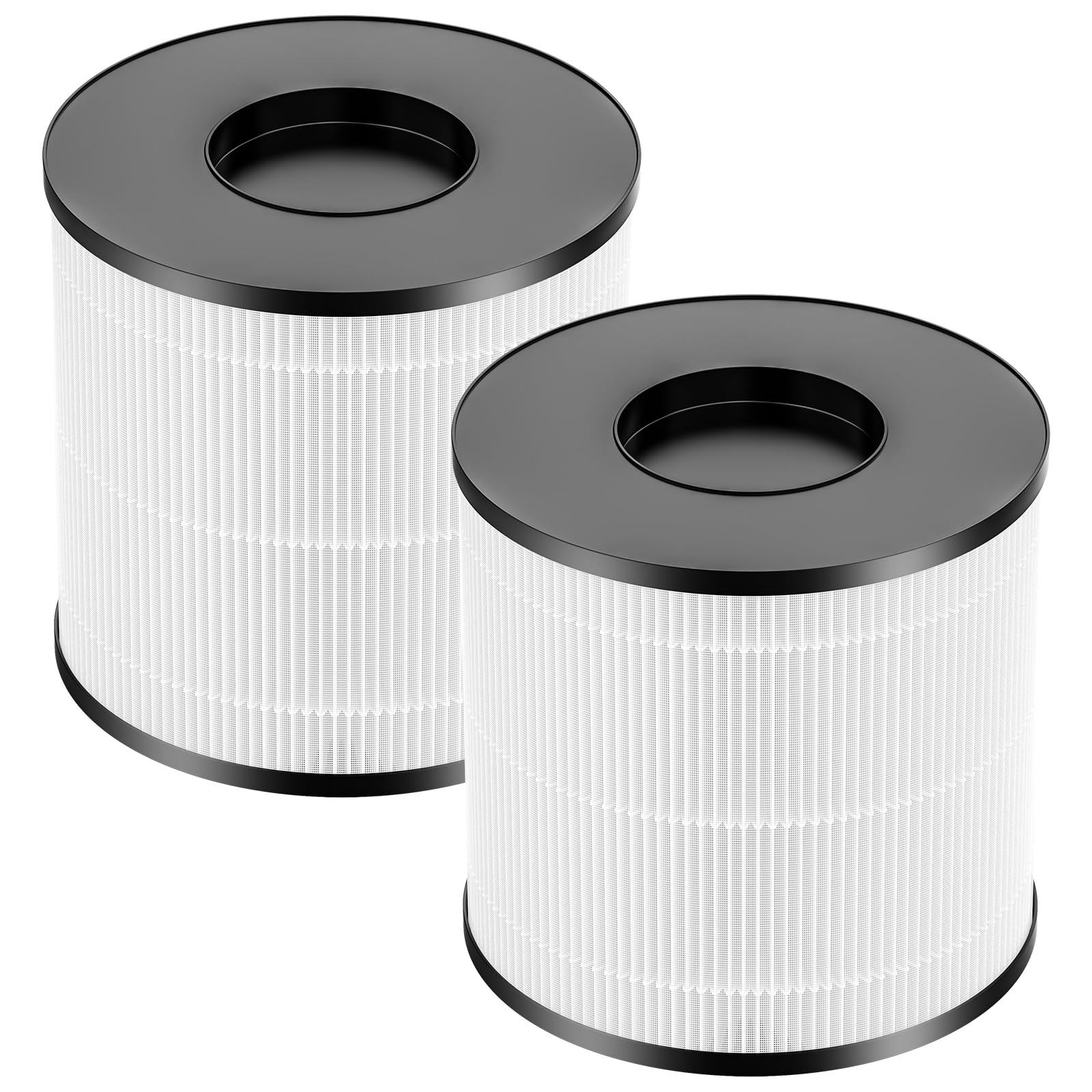 isinlive 2 Pack 3389 True HEPA Replacement Filter Compatible with Bissell MYair+ and MYair HUB Air Purifiers 2905A 3179A, Part Number 3389, 3-in-1 H13 True HEPA Filter Replacement