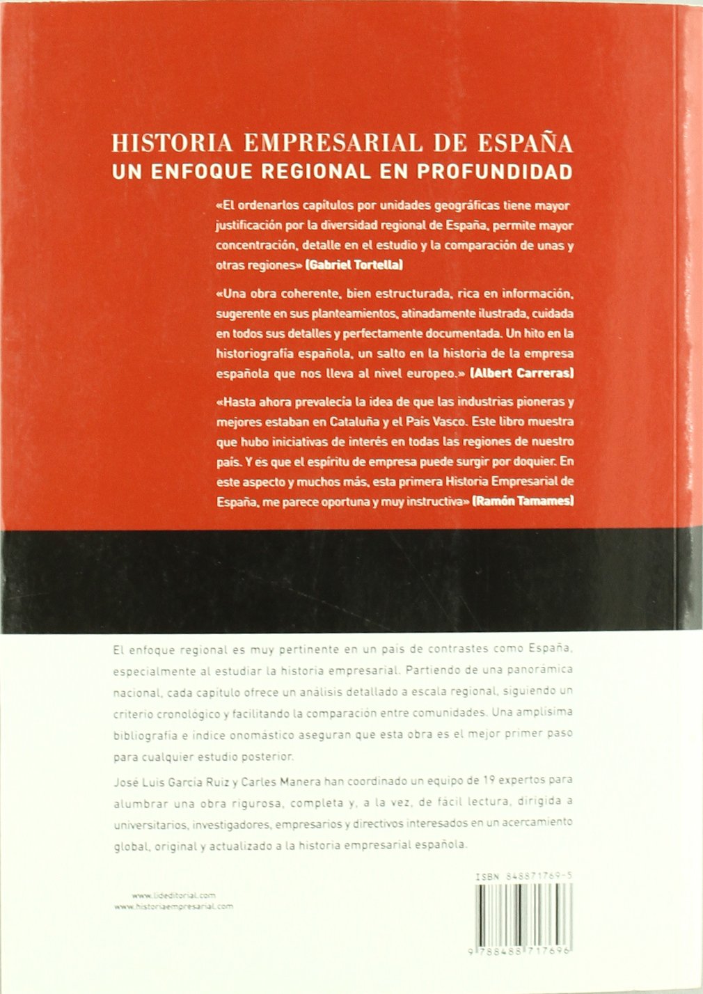 Historia empresarial de España.: Un enfoque regional en profundidad.