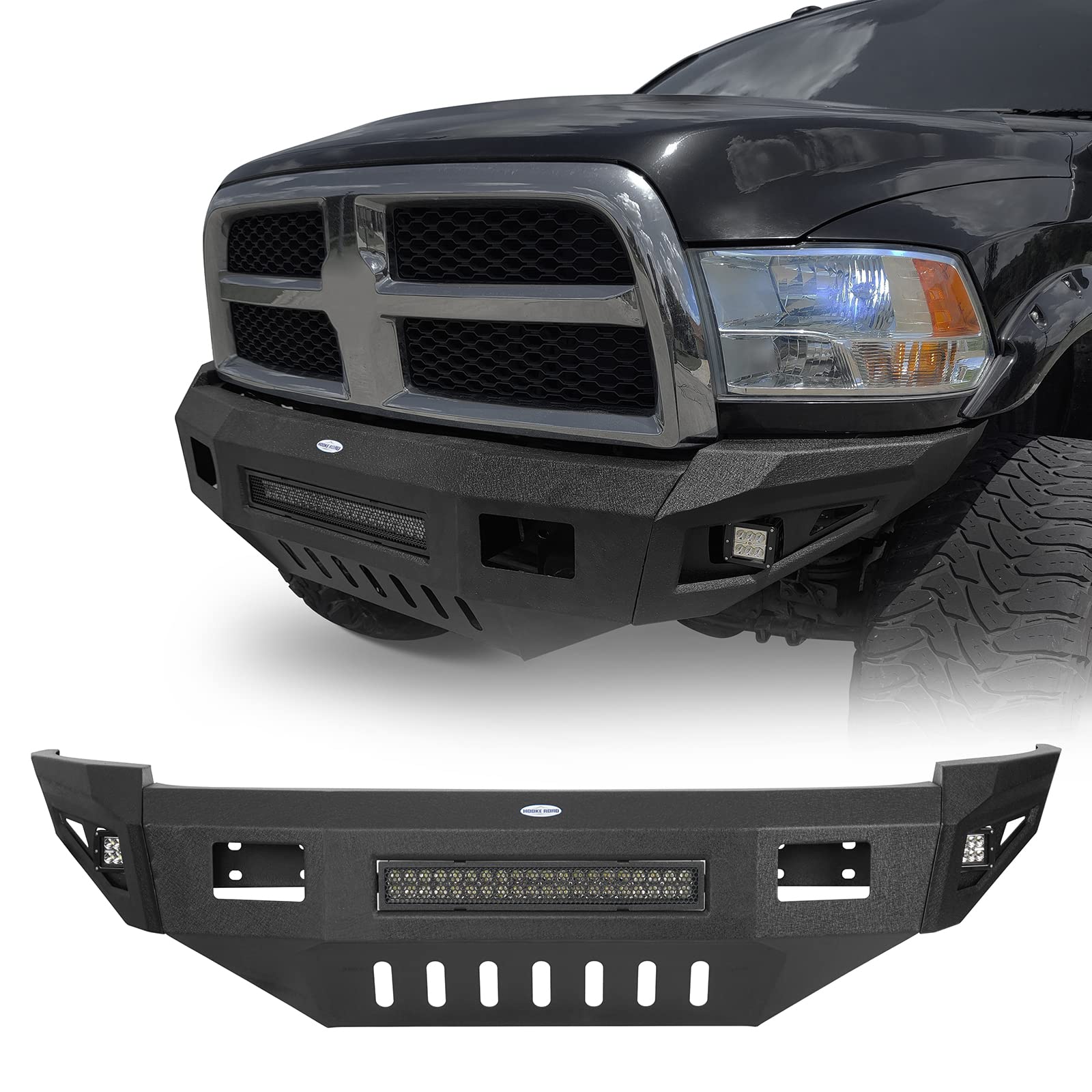 Chrome Front Bumper Face Bar For 2010 2018 Ram 2500 3500 Mbi Auto 