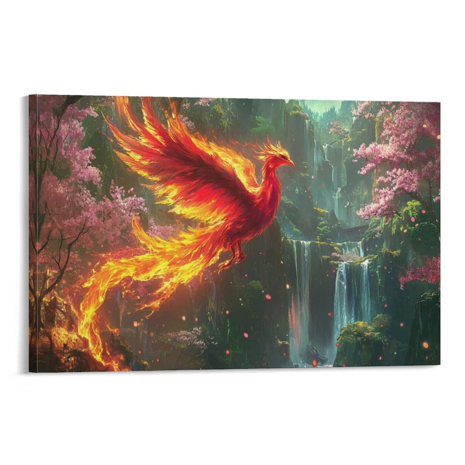 YYVKPMLXC Art Giclee Phoenix Pictures on Canvas Wall Natural Landscape Prints Modern Stretched Decor by Paintings Ready To Hang for Living Room Decor20x30inch(50x75cm)