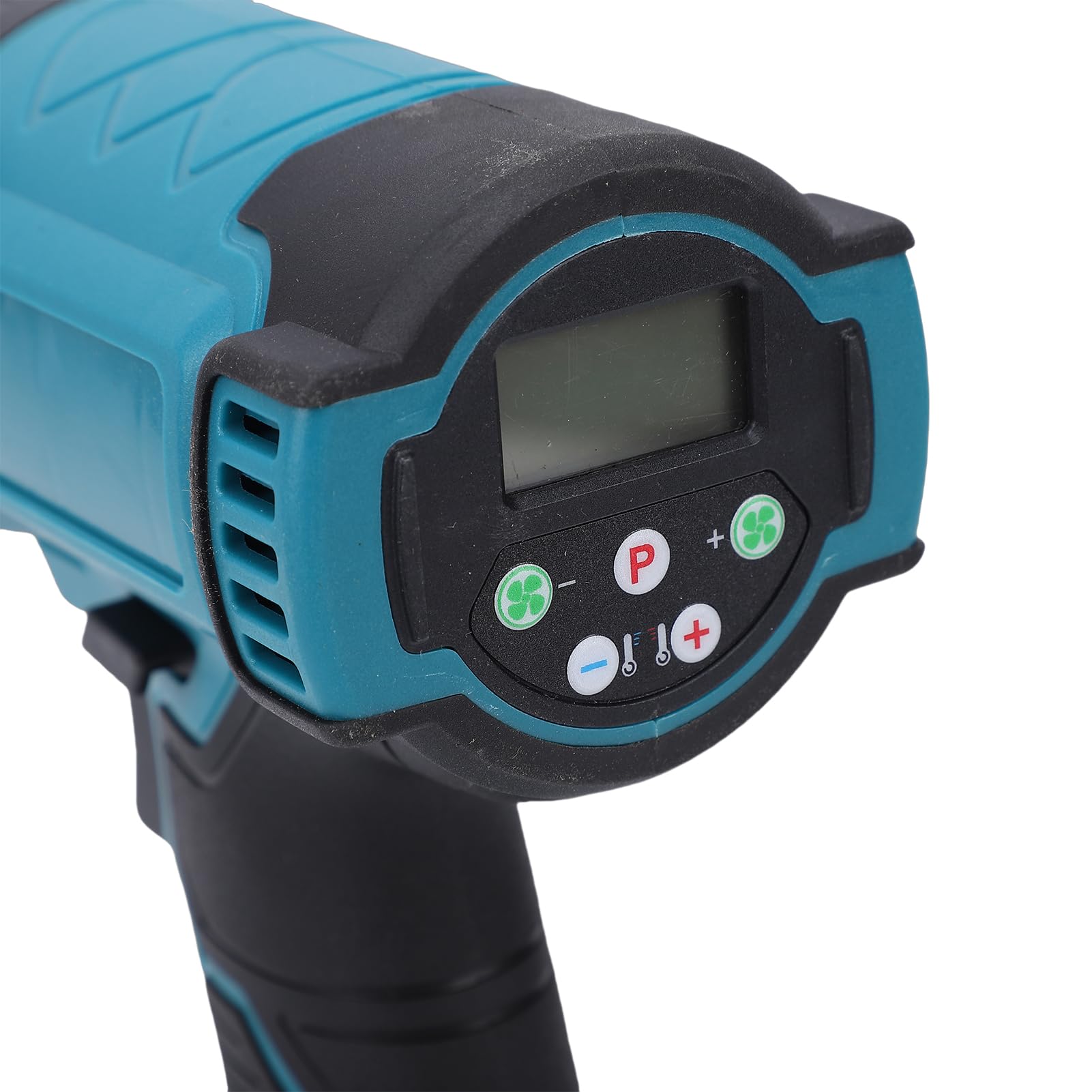 Wakects Pistola de Calor Inalámbrica, Herramienta Digital de Aire Caliente ABS de 140 a 1022 F, Temperatura Ajustable, Pantalla LCD de Calentamiento Rápido de 350 W con 3 Boquillas para Manualidades