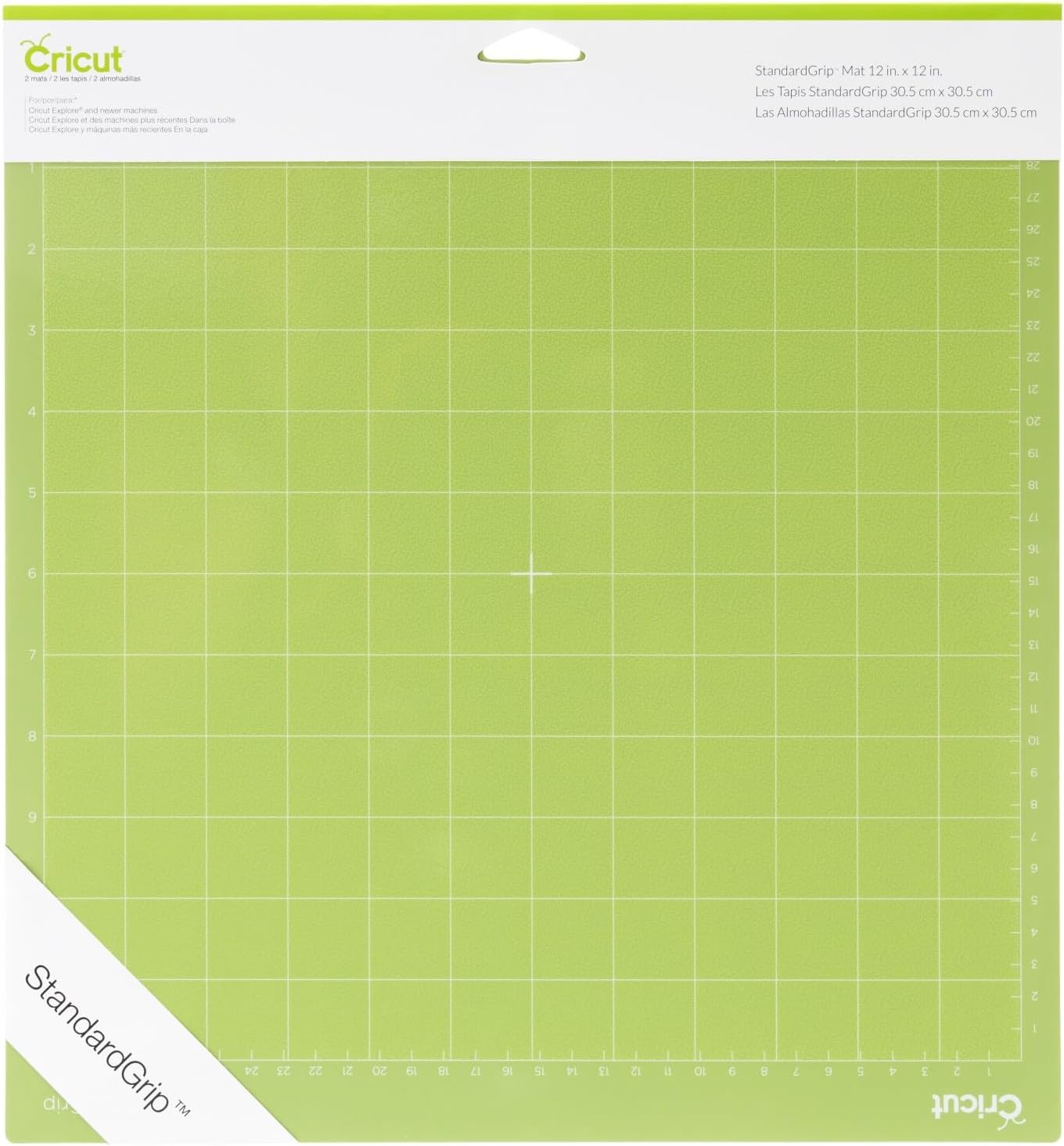 Standard Grip, 12"X12", 2 Mats, Green