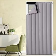 Thermal Insulated Door Curtain,Upgraded Thick Thermal Fabric Door Cover,curtain for door window,Waterproof oxford fabric Door Screen,for Air Conditioner Room, Heater Room, Living Room