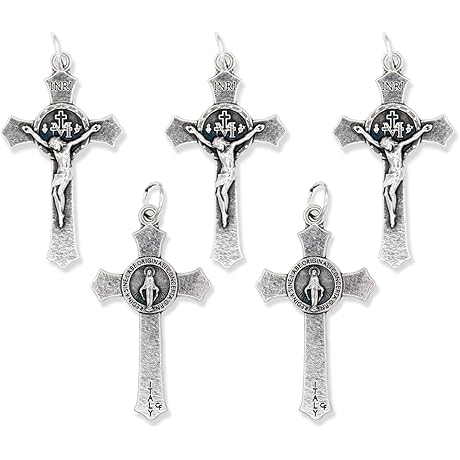 Caritas et Fides Miraculous Medal Rosary Making Crucifixes