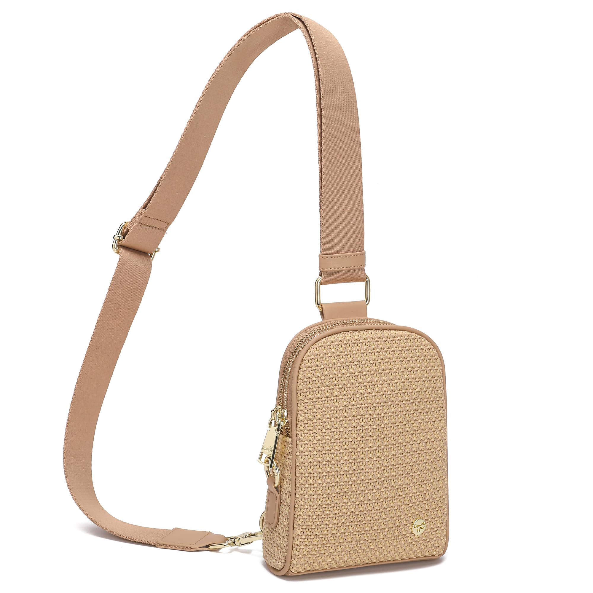 INICAT Faux Straw Crossbody