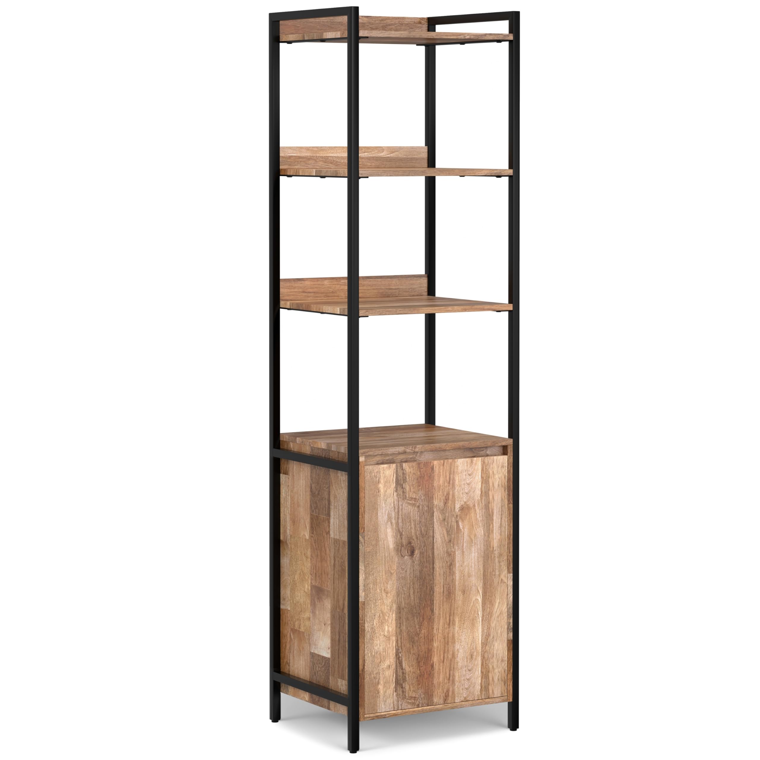 Amazon.com: SIMPLIHOME Kelsey Bookcase - 74 inch Tall Solid Mango