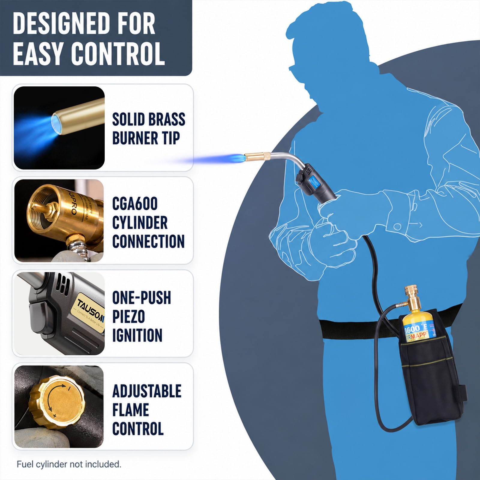 MAPP Gas Torch Kit - Welding & Brazing -3