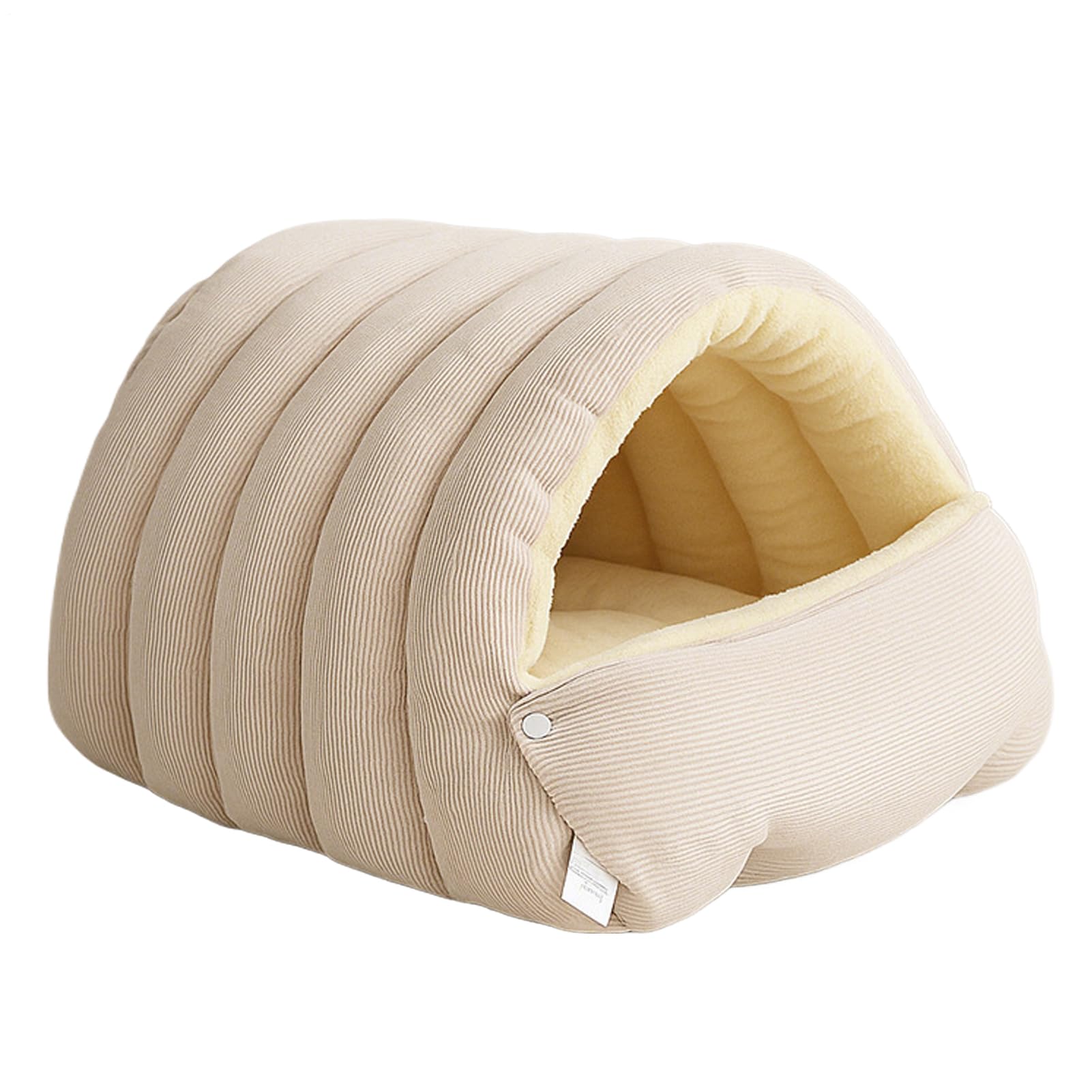 Grotte de repos réchauffante pour animaux et lits moelleux d'intérieur doux