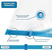 Vista 8 de 20 bolsas de almacenamiento al vacío, bolsas de ahorro de espacio (4 Jumbo/4 Grandes/4 Medianas/4 Pequeñas/4 Enrollables) de compresión