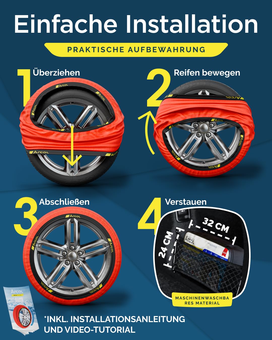Schneeketten M Zugelassen EN 16662-1 Für Auto Reifen 205/55 R16