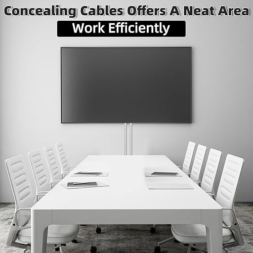 Miniatura 7 de Ocultador de cable con hebilla lateral de 39 pulgadas para 1 cable, cubiertas de cable de extensión para cables en la pared, ocultador de cable