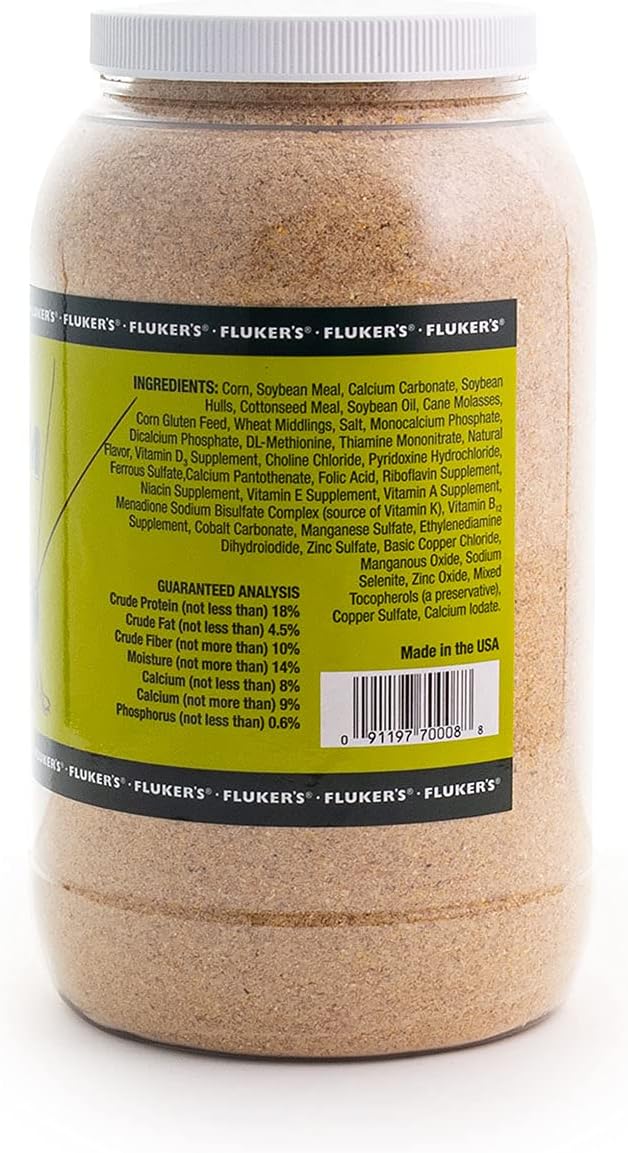 Fluker's 70008 High Calcium Cricket Feed, 6-Pound