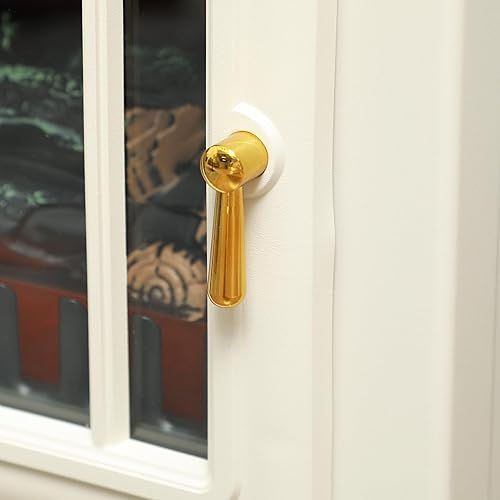 Miniatura 9 de HOMCOM Calentador eléctrico de chimenea de 22 pulgadas, estufa independiente con llamas LED realistas y troncos, y protección contra