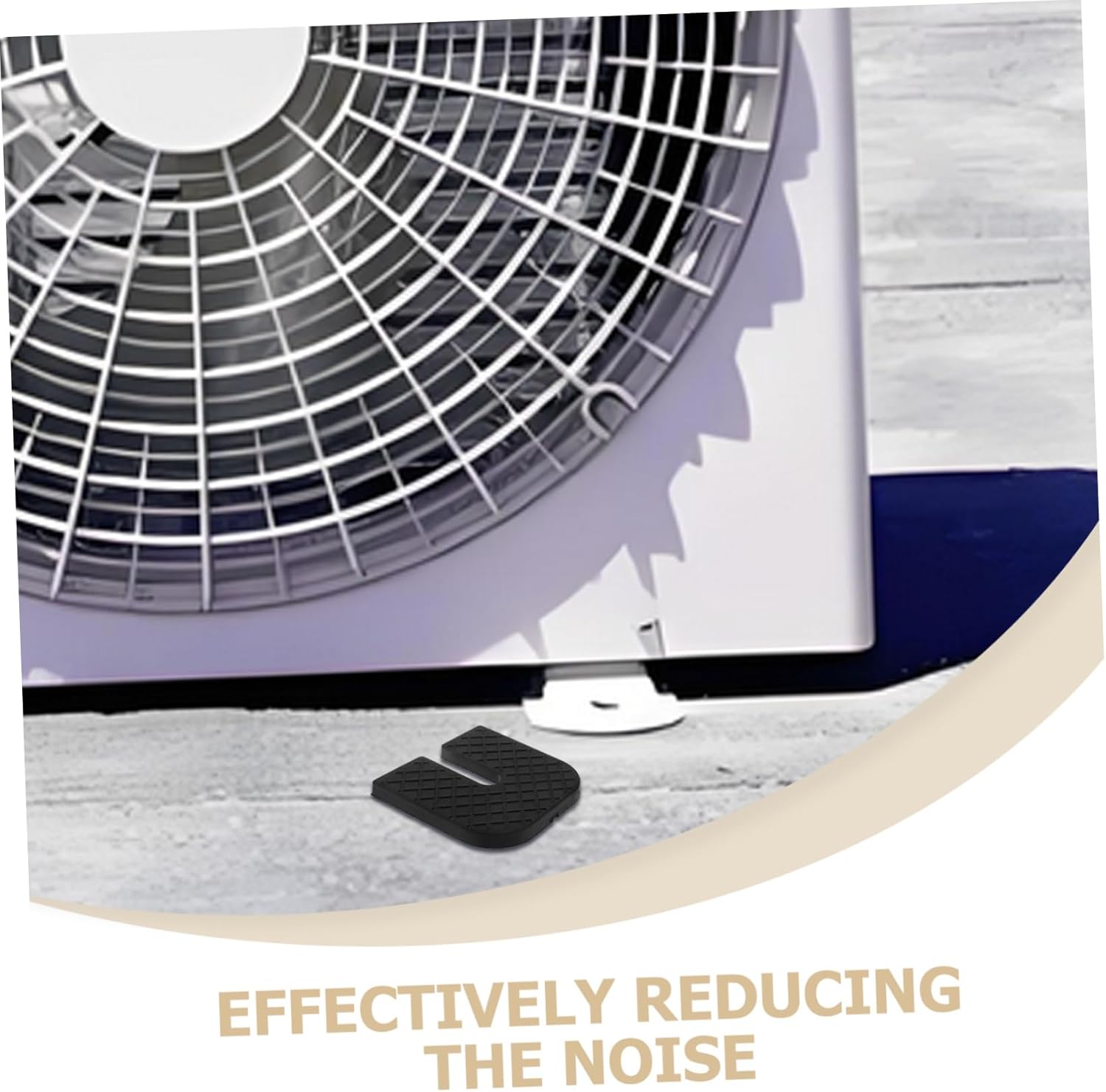 20pcs U-Shaped Rubber Silence Pads for Air Conditioner Noise Reduction - Wear-Resistant Mats Maximize Control for Outdoor Units Furniture