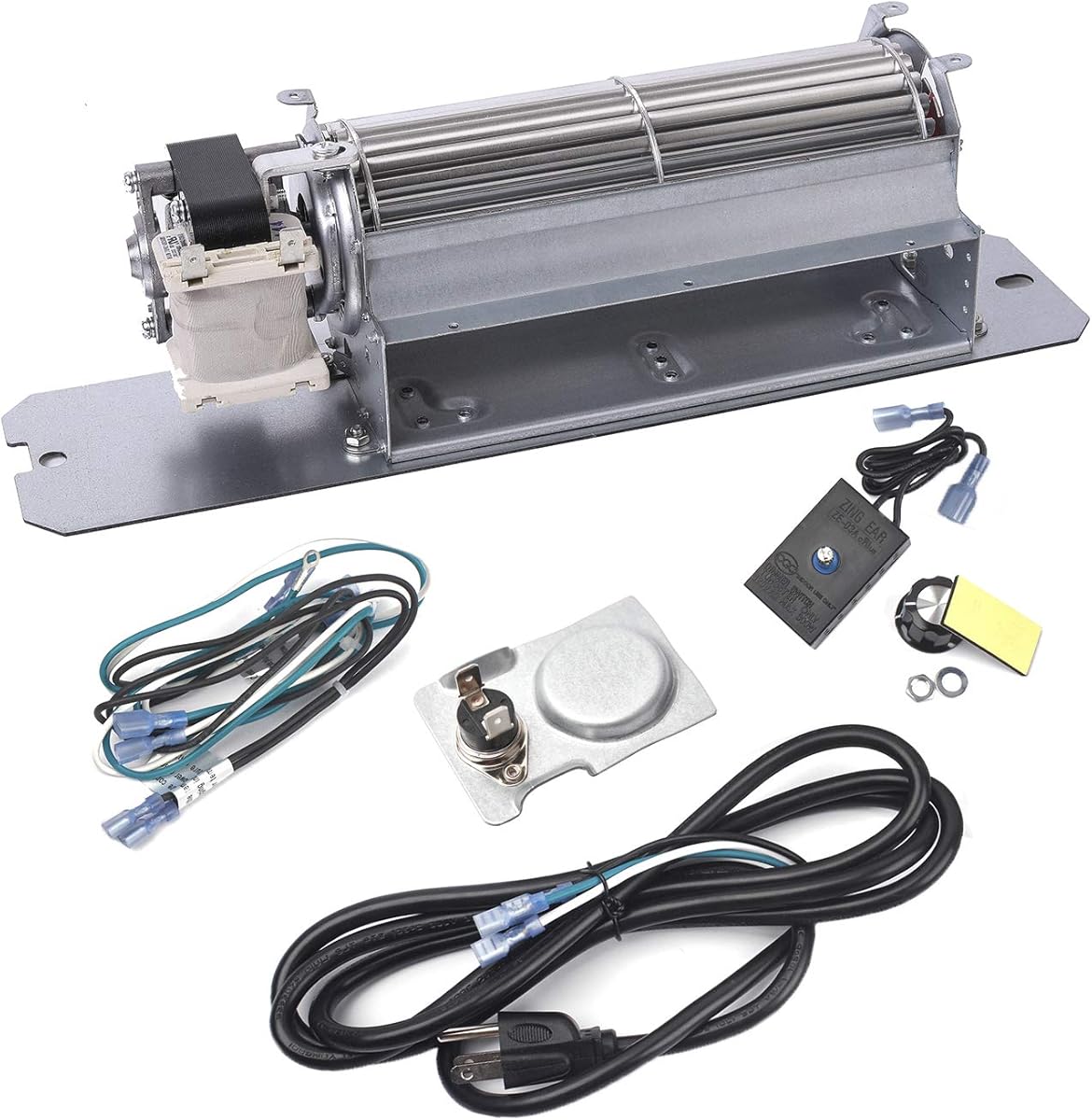 Replacement Fireplace Blower Fan Kit for Continental Napoleon Fireplaces, GZ550-1KT GZ550 Fireplace Blower, Fireplace Blower Kit for Continental BCDV36NTR CDV36PTR CDV34 CDV36NTR, Rotom HB-RB58 HBRB58