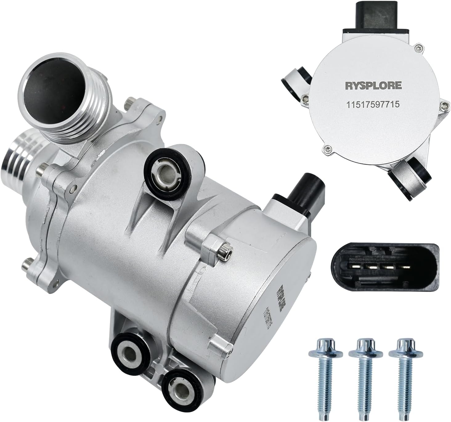 11518635089 Electric Water Pump Compatible with BMW 320i/228i/328i/428i/528i/GT/xDrive Z4 X1 X3 X4 X5 F22 F30 F34 F32 F10 F11 F25 F26 F15 E89 E84 OE# 11517604027