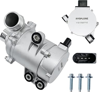 11517597715 Electric Water Pump Compatible with 2013-2016 BMW 328i xDrive Water Pump, 13-18 320i/320i xDrive, 12-16 328i, Z4, X1 135kW N20 Engines OE# 11517597715, 11517571508