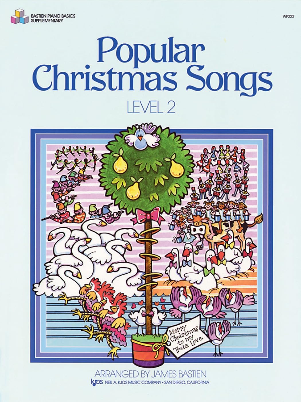 WP222 - Popular Christmas Songs Level 2 - Bastien