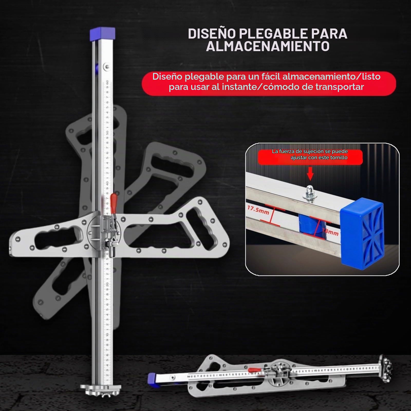Cortador de Placas de Pladur,Cortadora de Paneles de Yeso Ajustable Multifuncional Profesional, Herramienta Manual de Corte de Placa,Ahorra Esfuerzo