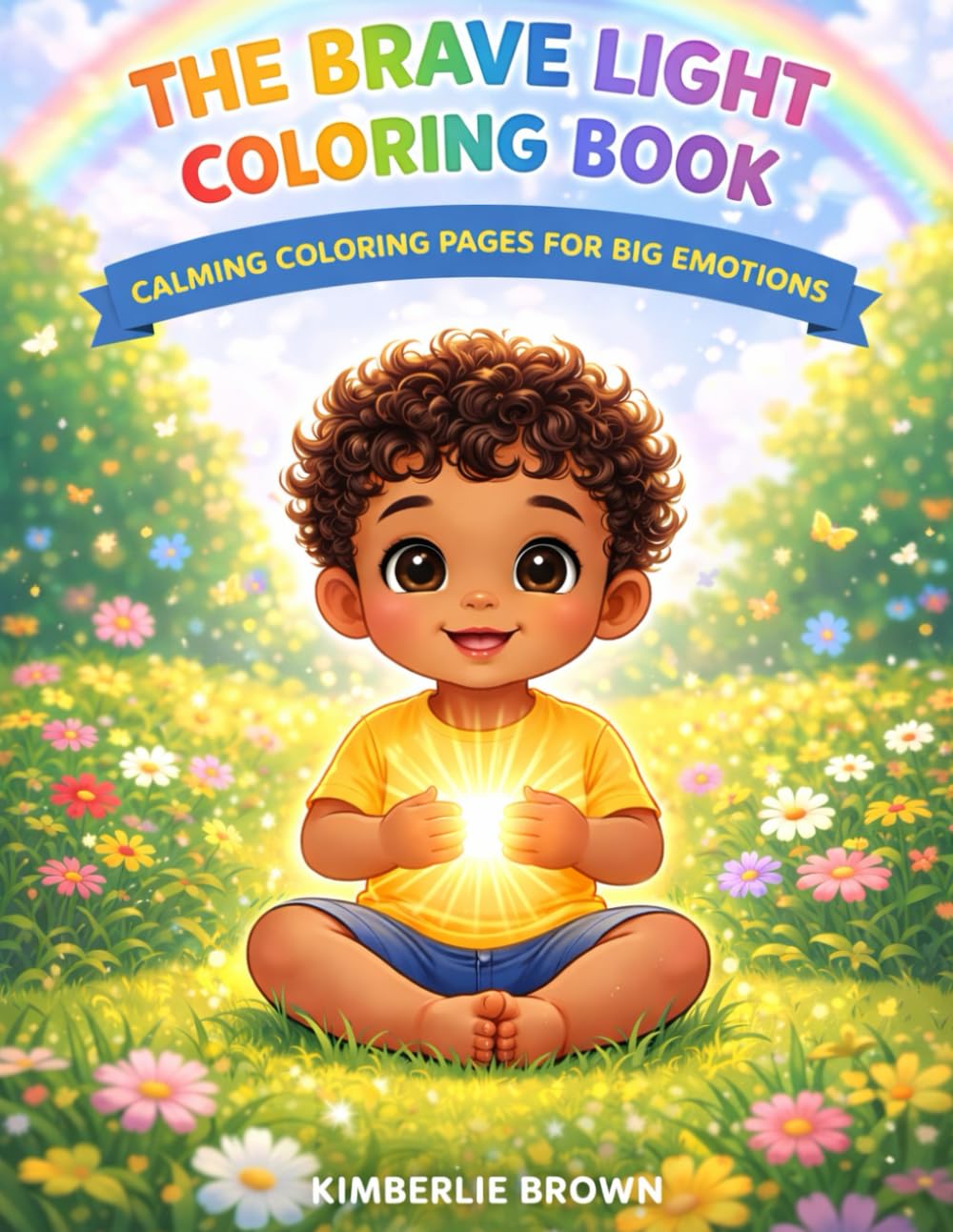 THE BRAVE LIGHT COLORING BOOK: Calm Coloring Pages for Big Feelings
