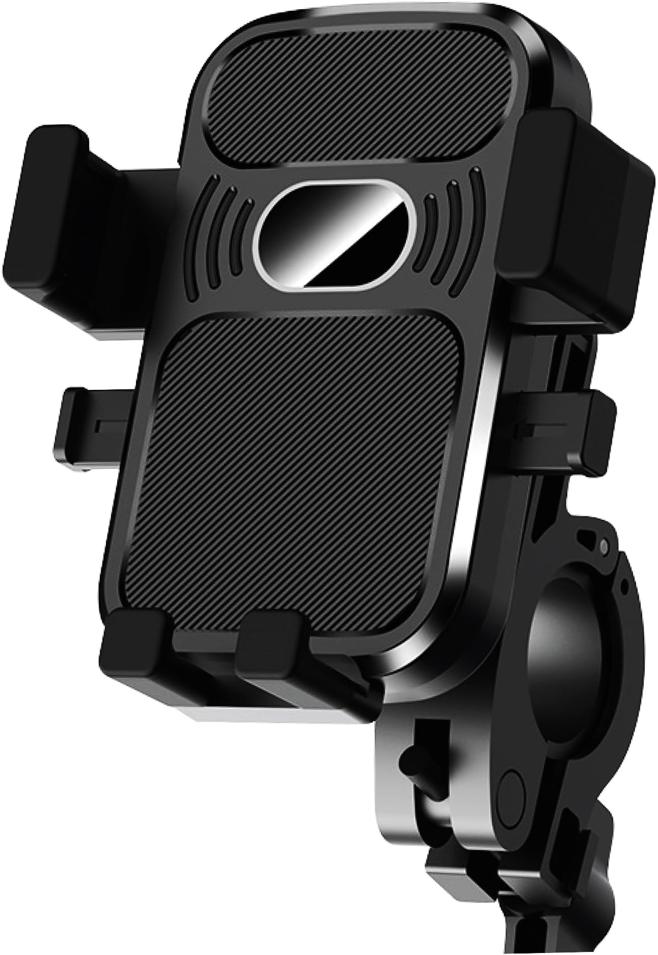 New Launch BMH100, Bike Smartphones Mobile Holder, Upto 6.8 Inches, 360° Rotatable, One Press Lock and Release, Stable and Secure, Anti-Skid Silicone Pads, for Maps & Navigation